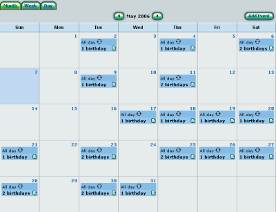 Event Calendar