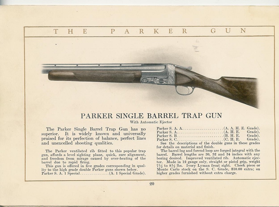 parker double barrel shotgun pawn stars